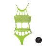 Ouch! Glow Body à encolure grecque Vert Fluo